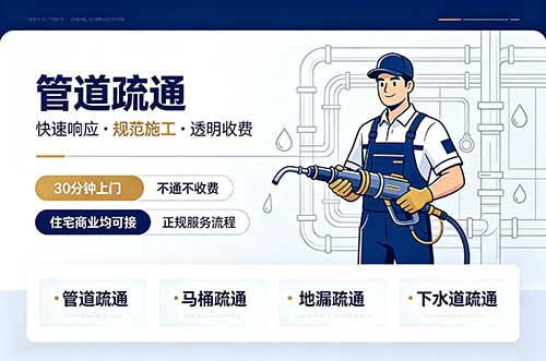 沙洋管道疏通