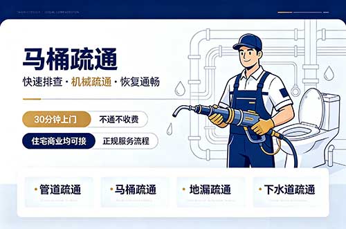 沙洋马桶疏通
