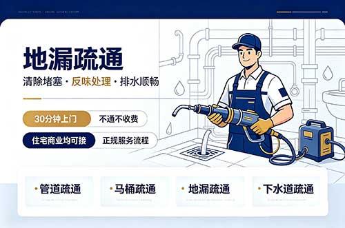 沙洋地漏疏通