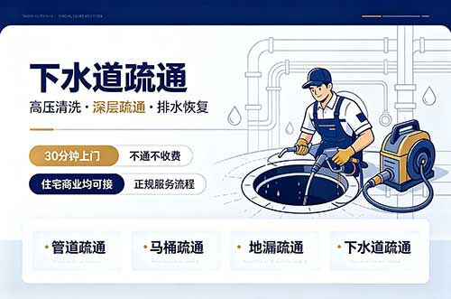沙洋下水道疏通