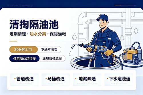 沙洋清掏隔油池